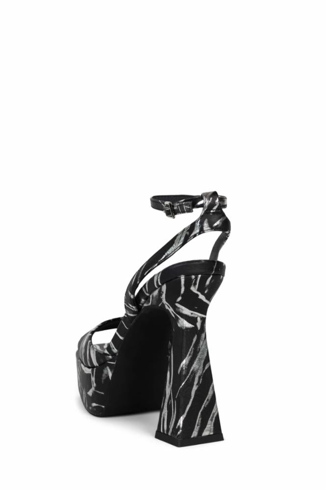 Jeffrey Campbell Grooving Noir Femme M