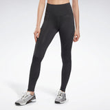 Reebok Apparel  Women's Workout Ready Pant Program High Rise Legging (Plus Black Reg