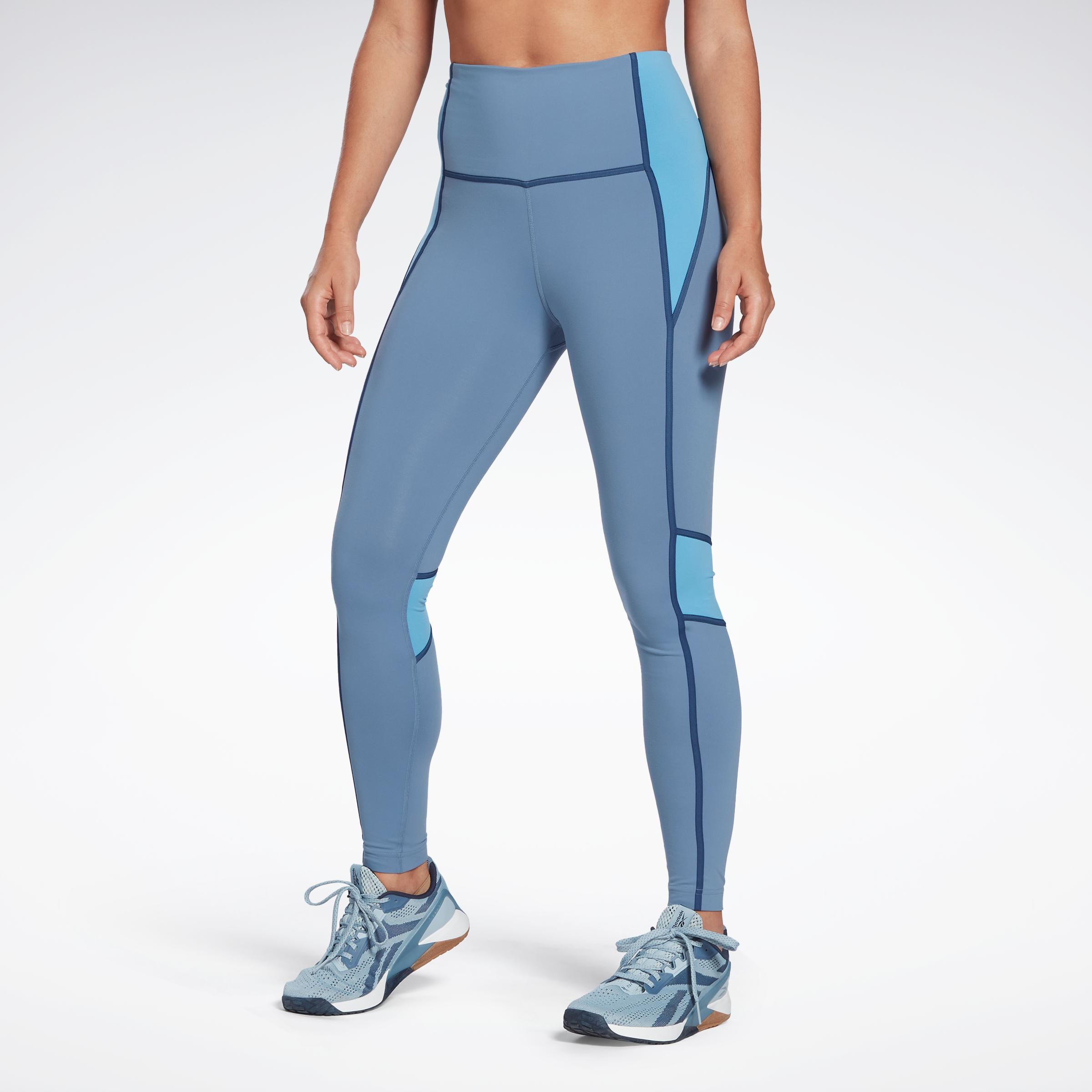 Reebok Apparel  Women's Ts Lux Hr Tight- Cb Reebok Training App Women Blue Reg