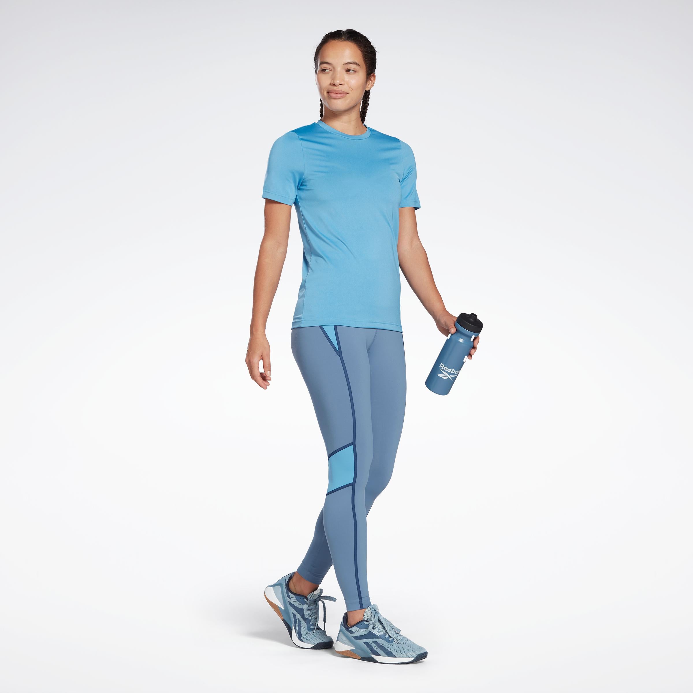 Reebok Apparel  Women's Ts Lux Hr Tight- Cb Reebok Training App Women Blue Reg