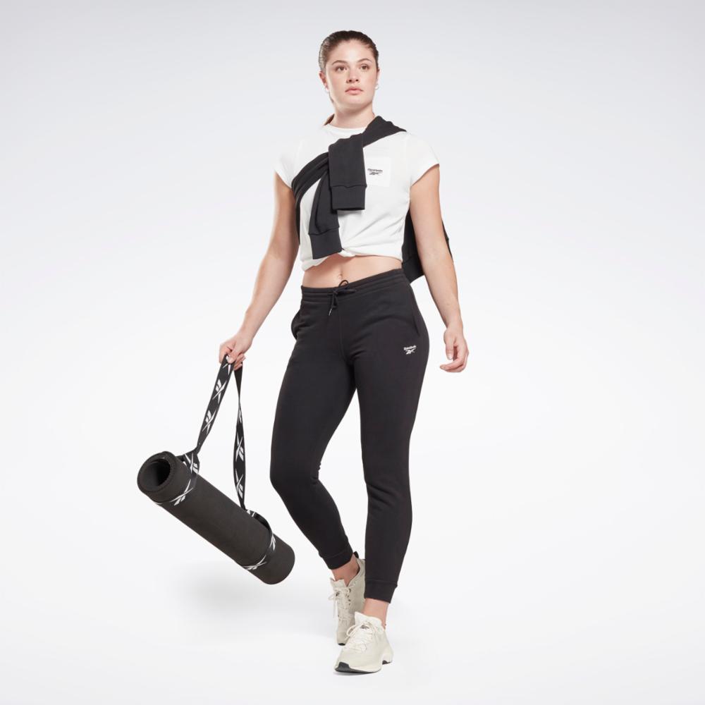 Reebok Apparel  Women's Ri French Terry Pan Reebok Training App Women Black Reg