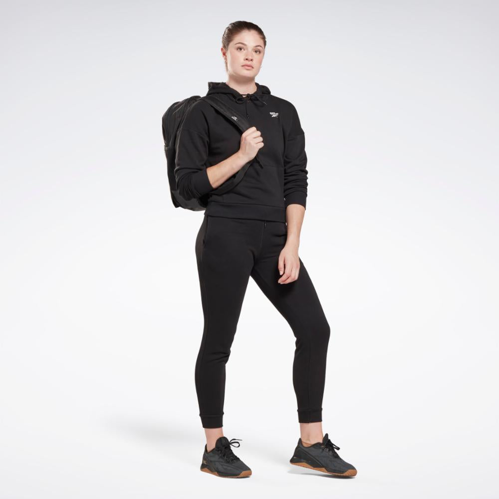 Reebok Apparel  Women's Ri Sl French Terry Reebok Training App Women Black Reg