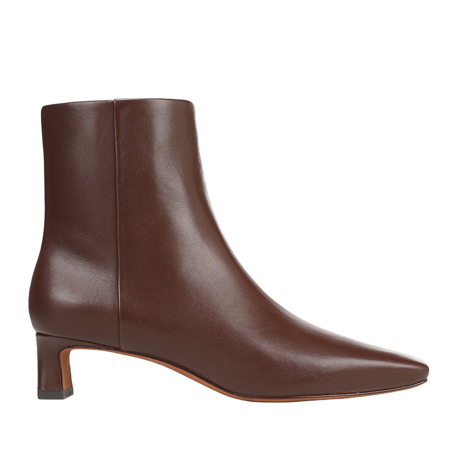Vince. Bottes Harlan pour femme, mollet petit, couleur marron Molton