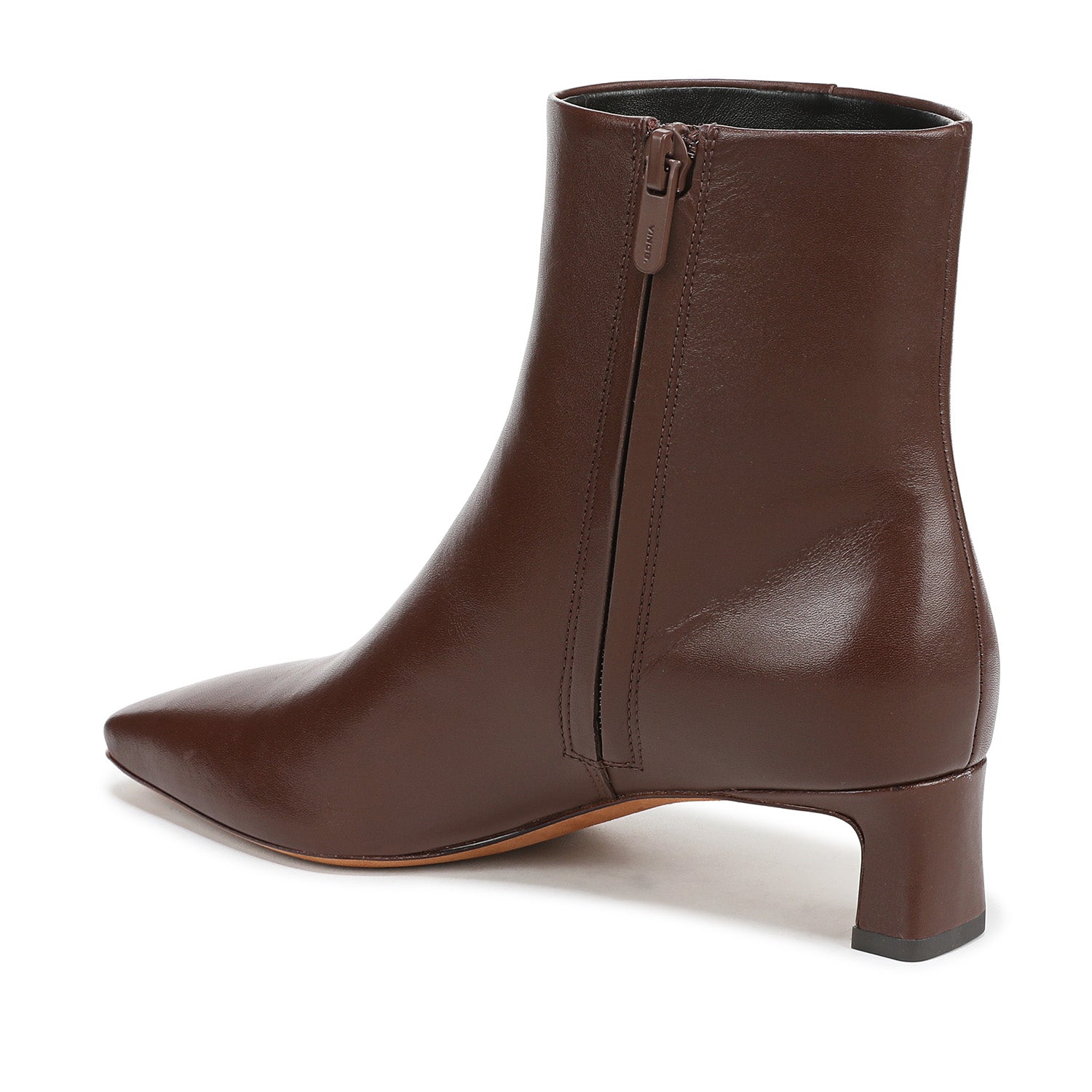 Vince. Bottes Harlan pour femme, mollet petit, couleur marron Molton