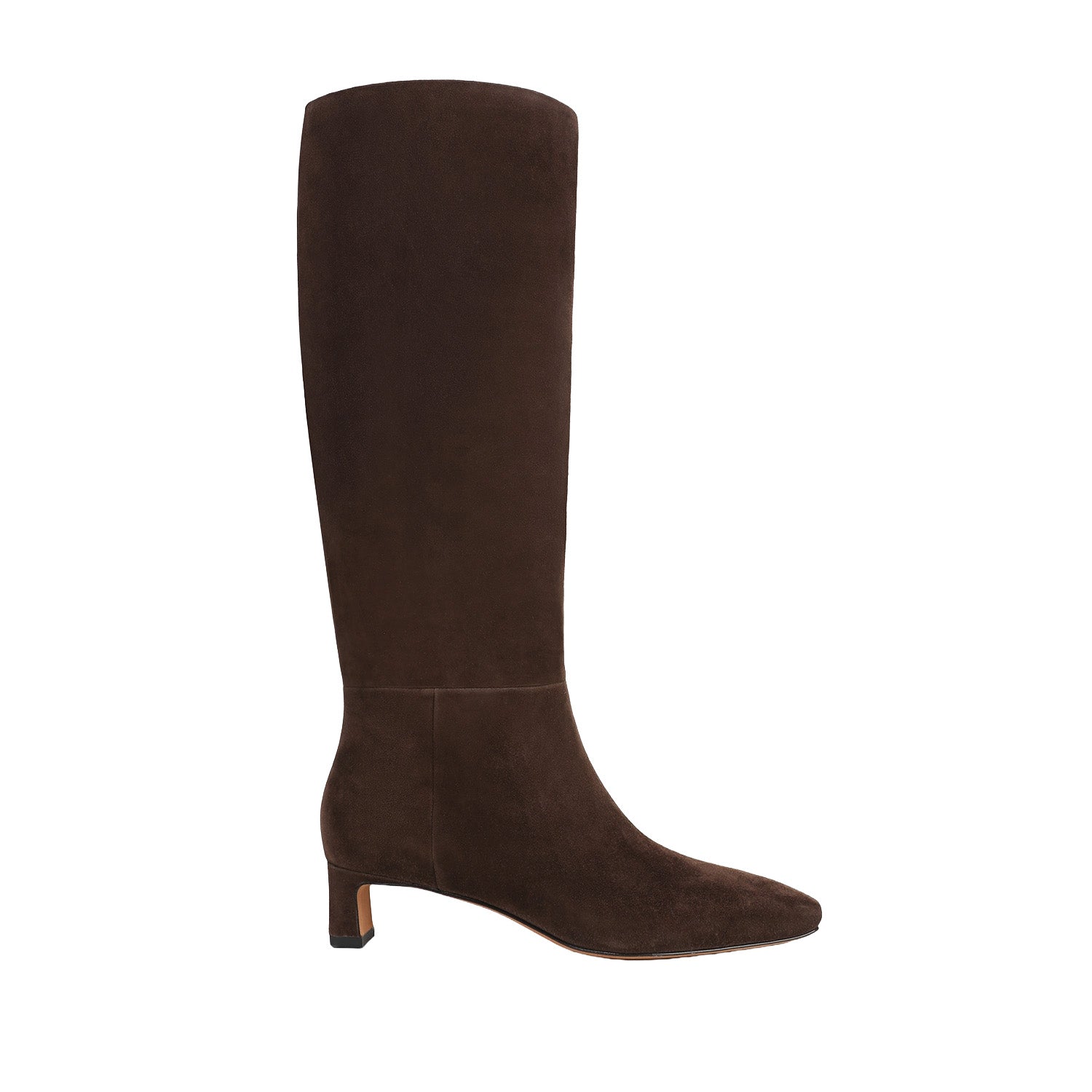 Vince. Bottes hautes Harlan pour femmes, mollet large, couleur marron cacao