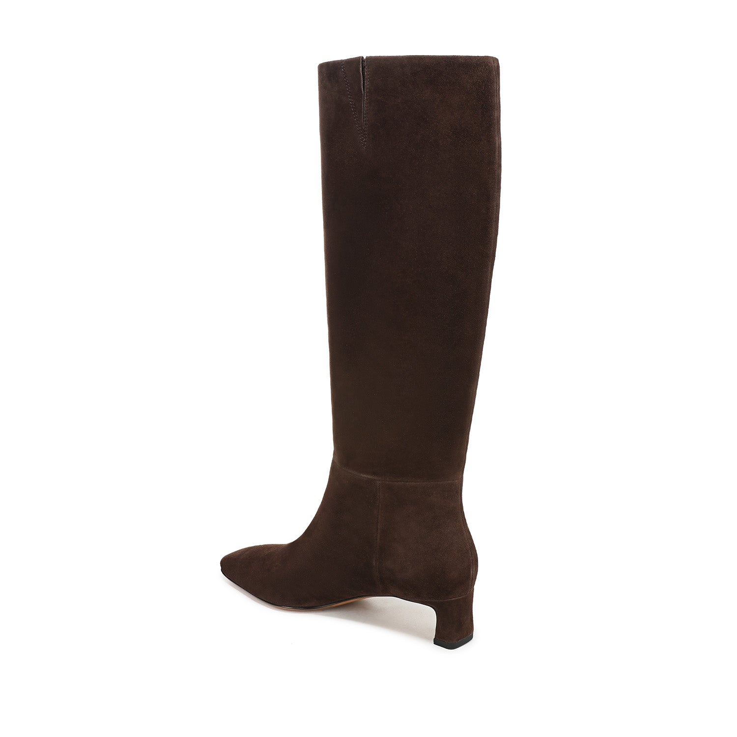 Vince. Bottes hautes Harlan pour femmes, mollet large, couleur marron cacao