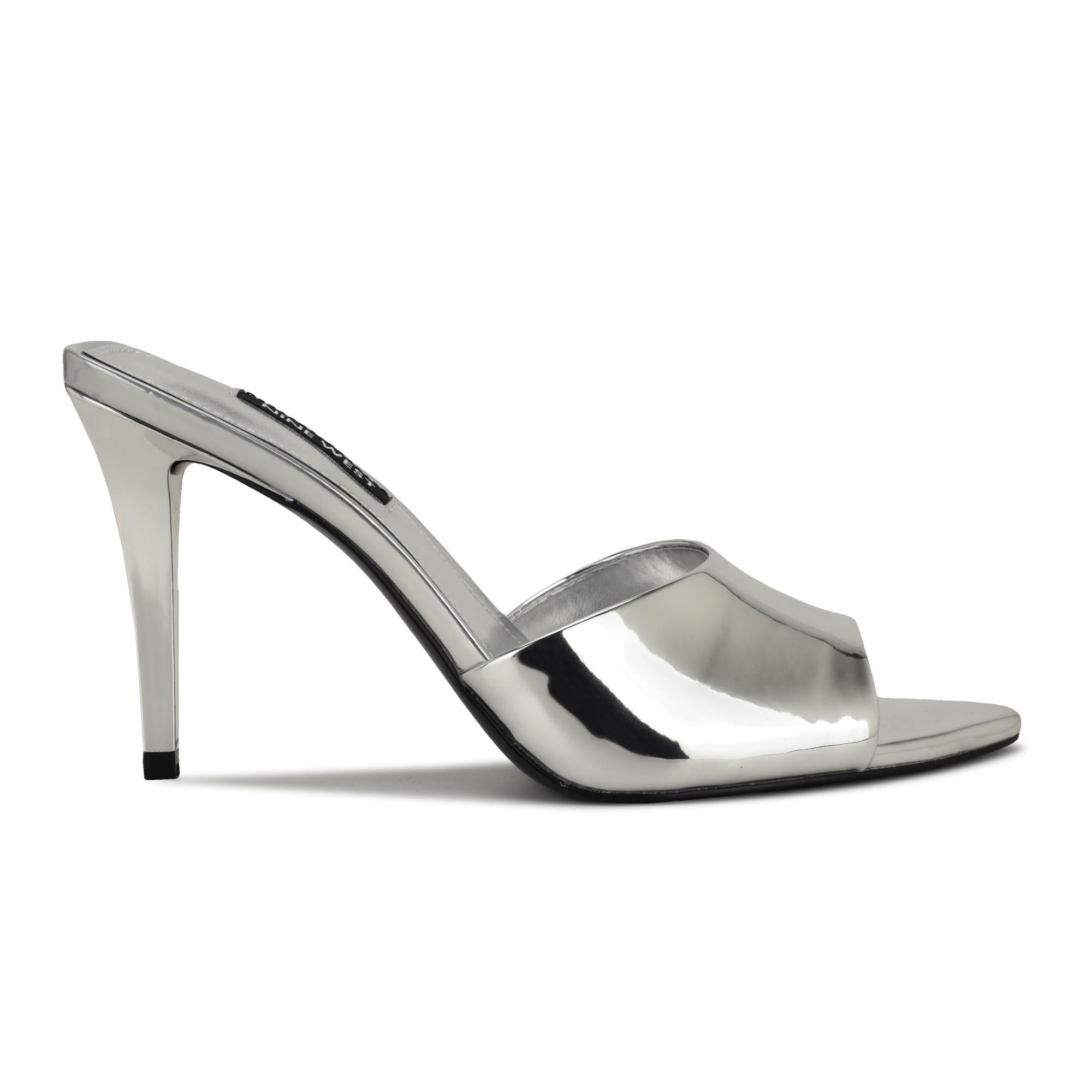 Nine West Women's Hather3 Silver M