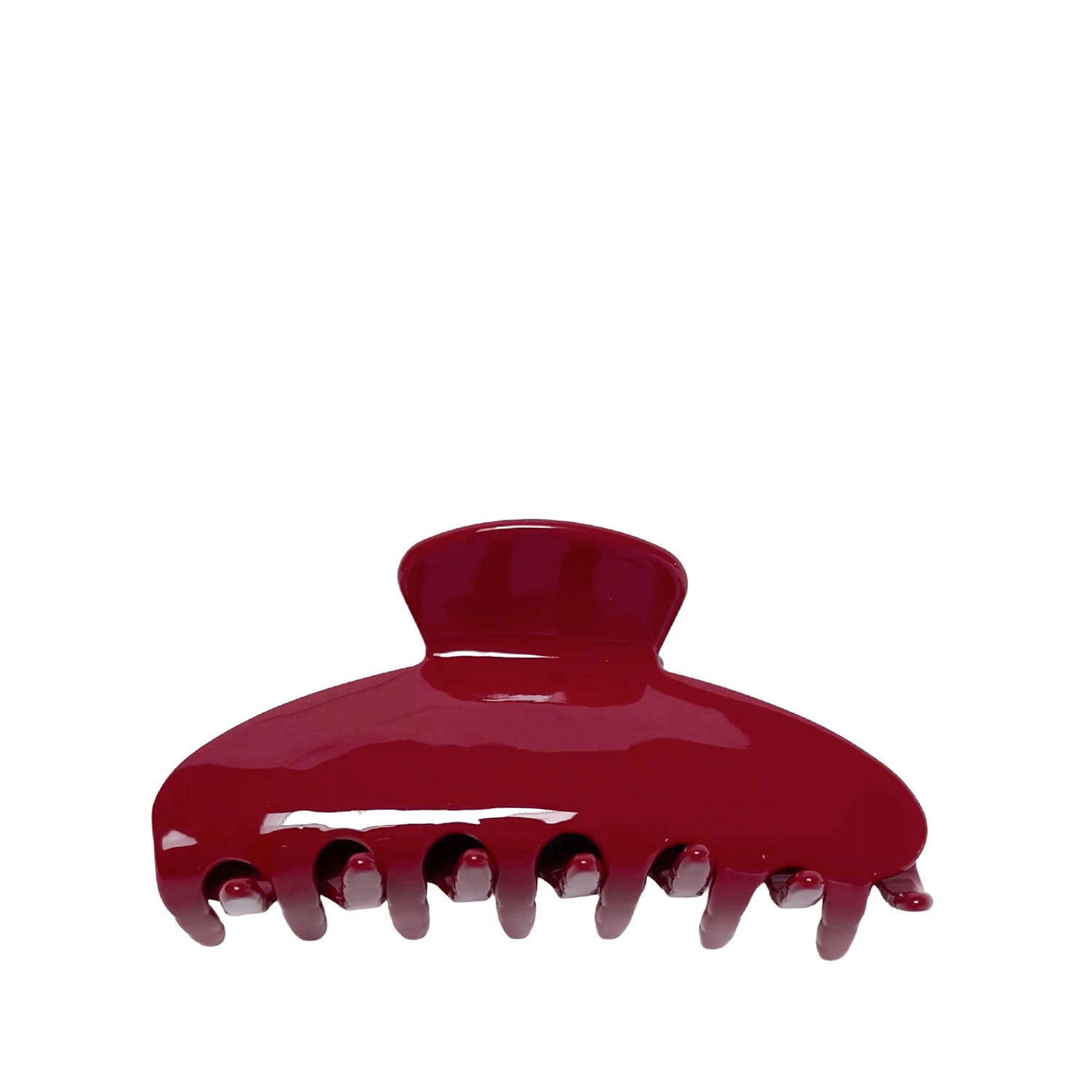 heel boy Women's Half Moon Claw Clip in Cherry Red