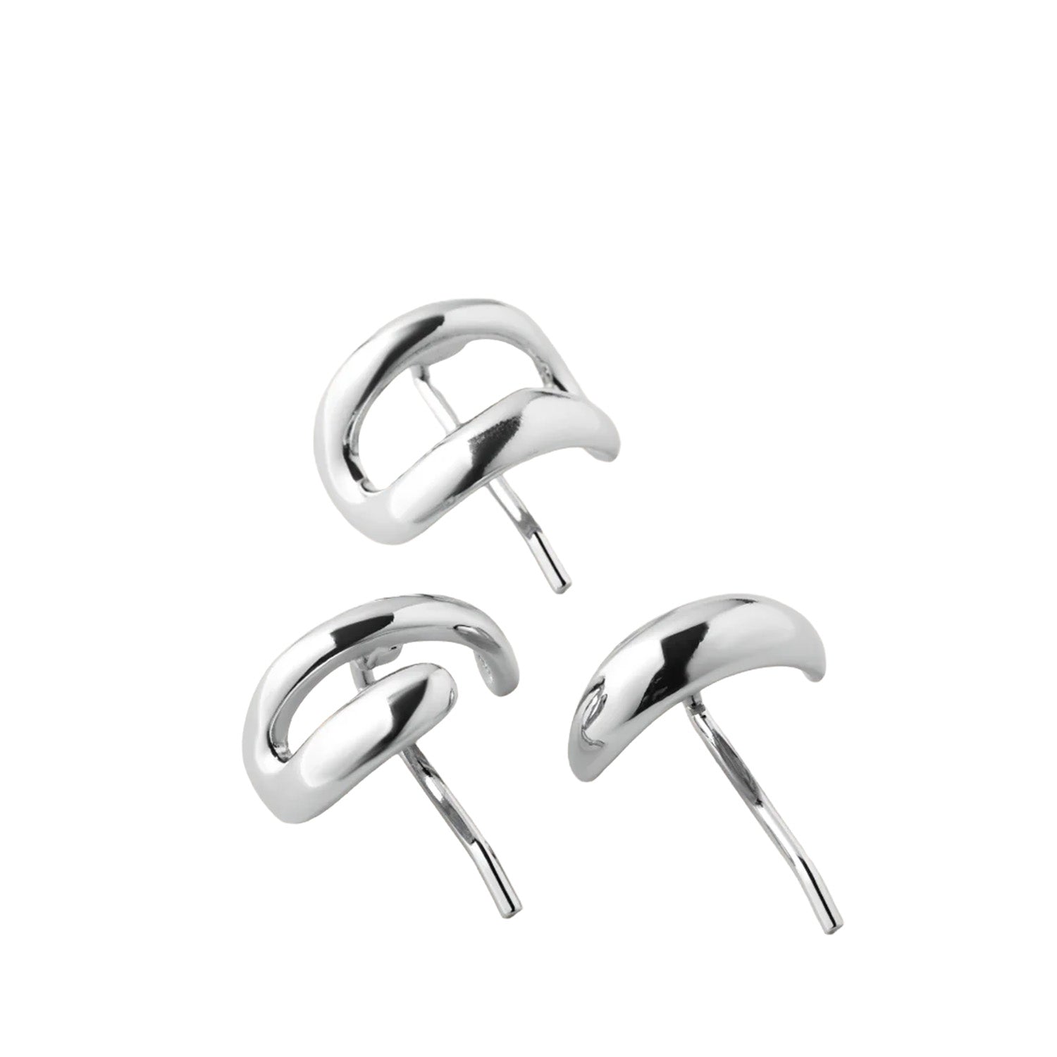 heel boy Hair Cuff 3-Pack in Silver