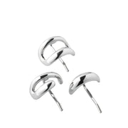 heel boy Hair Cuff 3-Pack in Silver