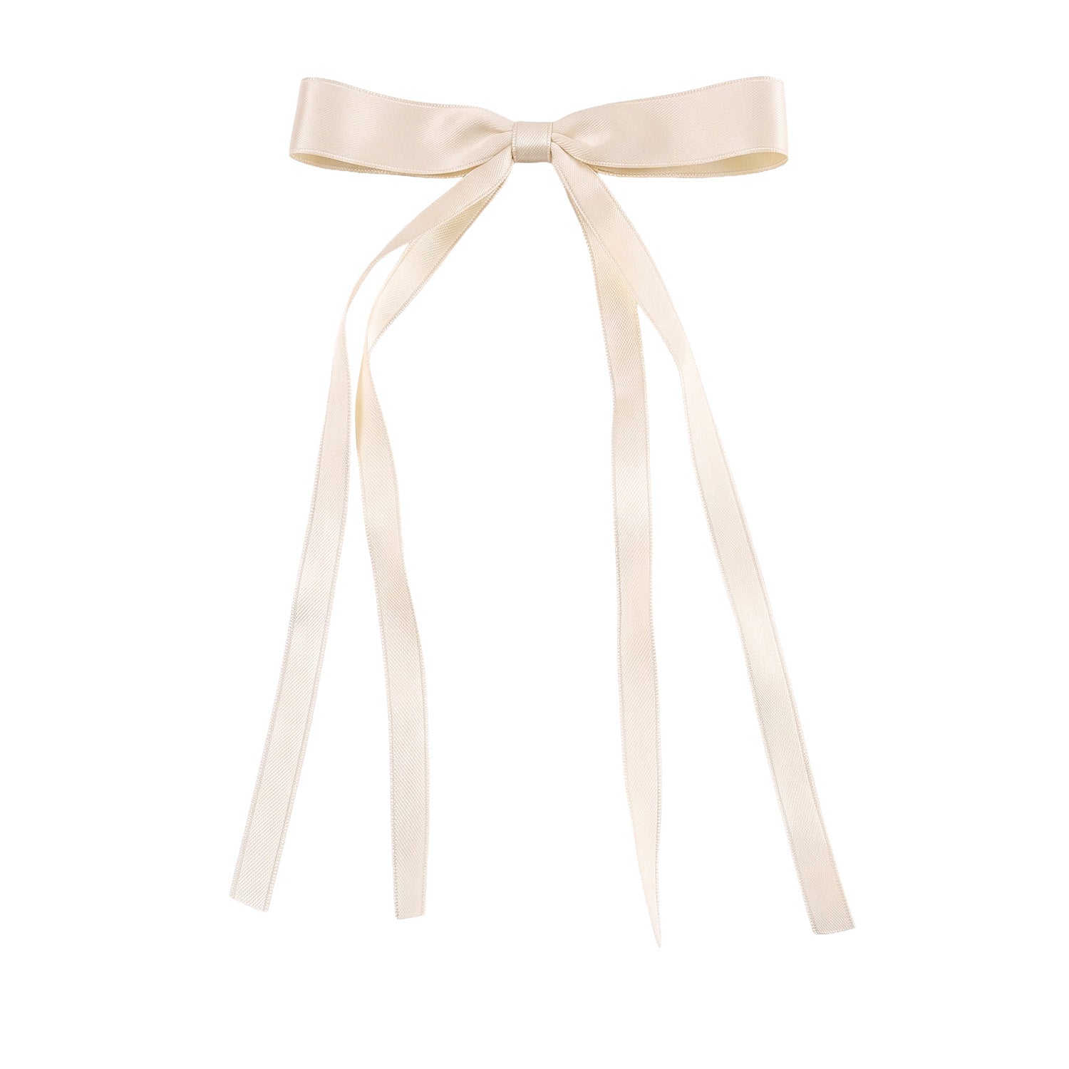 heel boy Women's Long Hair Bow Clip in Champagne