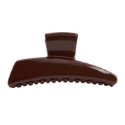 heel boy Asymmetrical Claw Clip in Brown