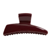 heel boy Asymmetrical Claw Clip in Wine