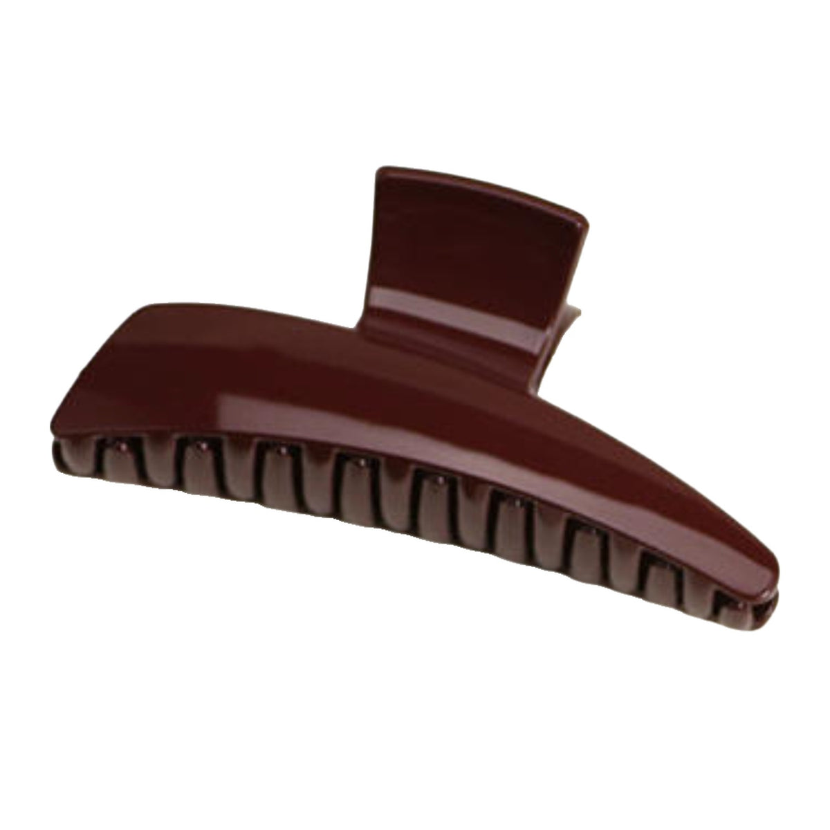 heel boy Asymmetrical Claw Clip in Wine