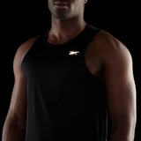 Reebok Apparel  Men's Running Speedwick Singlet Reebok Training App Men Black Reg