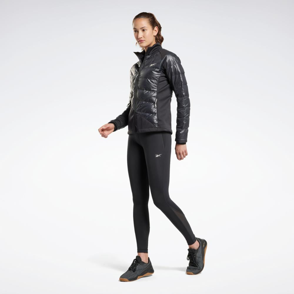Reebok Apparel  Women's Ow Tw Gr Hybrid Jac Reebok Running App Women Black Reg