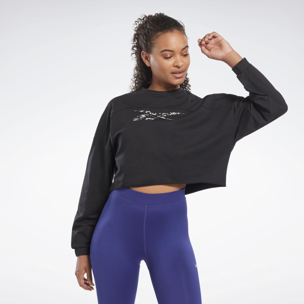 Reebok Apparel  Women's Modern Safari Cover Reebok Training App Women Black Reg