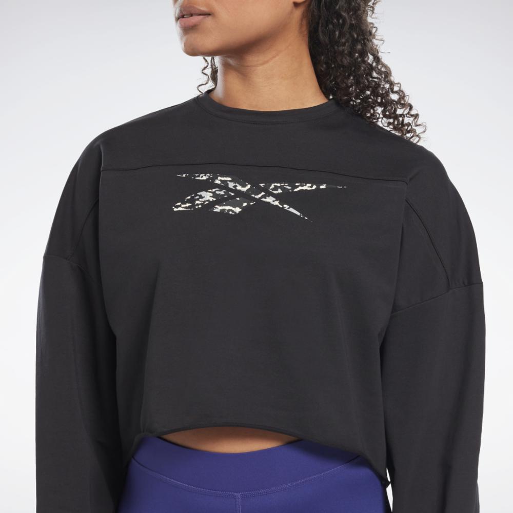 Reebok Apparel  Women's Modern Safari Cover Reebok Training App Women Black Reg