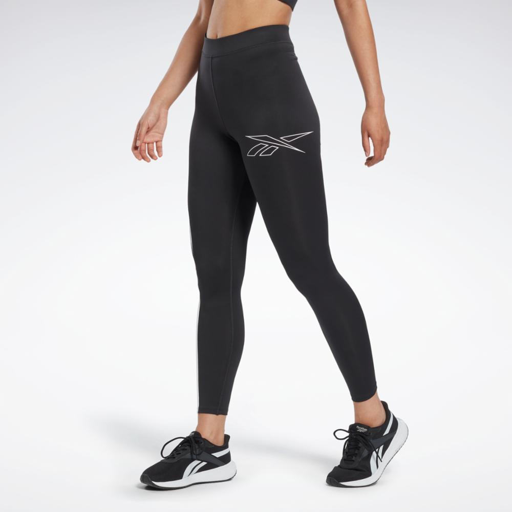 Reebok Apparel  Women's Running Vector Tigh Reebok Running App Women Black Reg