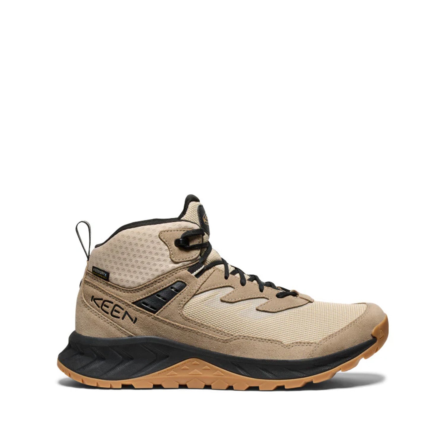 Keen Men's Hightrail Mid Wp in Brindle/Oak Buff