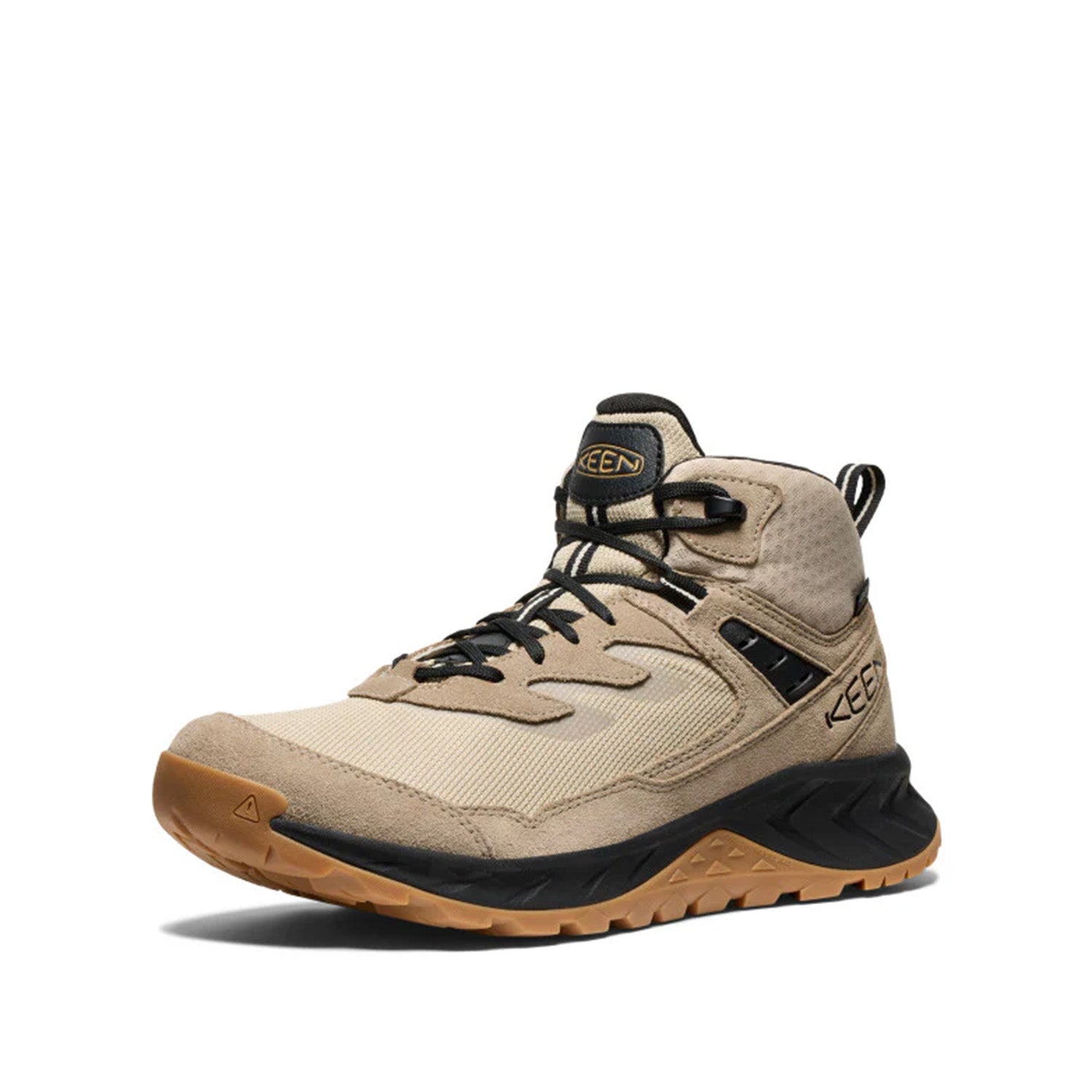 Keen Men's Hightrail Mid Wp in Brindle/Oak Buff