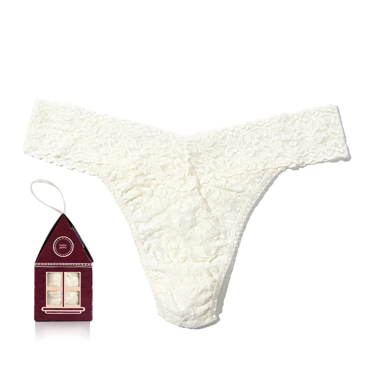 Hanky Panky Women's Original Rise Gingerbread House in Marshmallow