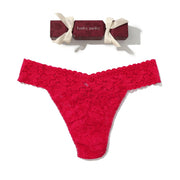 Hanky Panky Women's Original Rise Cracker in Beet Juice Red