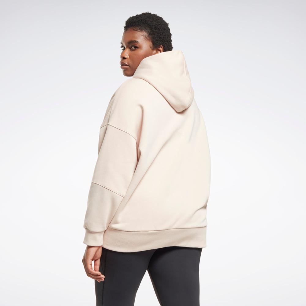 Reebok Apparel  Women's Lux Hoodie In Reebok Training App Women Nude Reg
