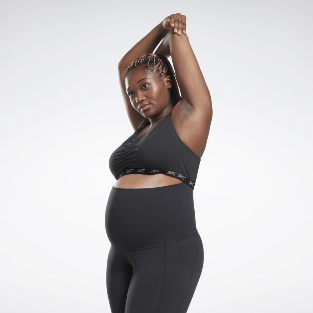 Reebok Apparel  Women's Nursing Sports Bra Reebok Training App Women Black Reg