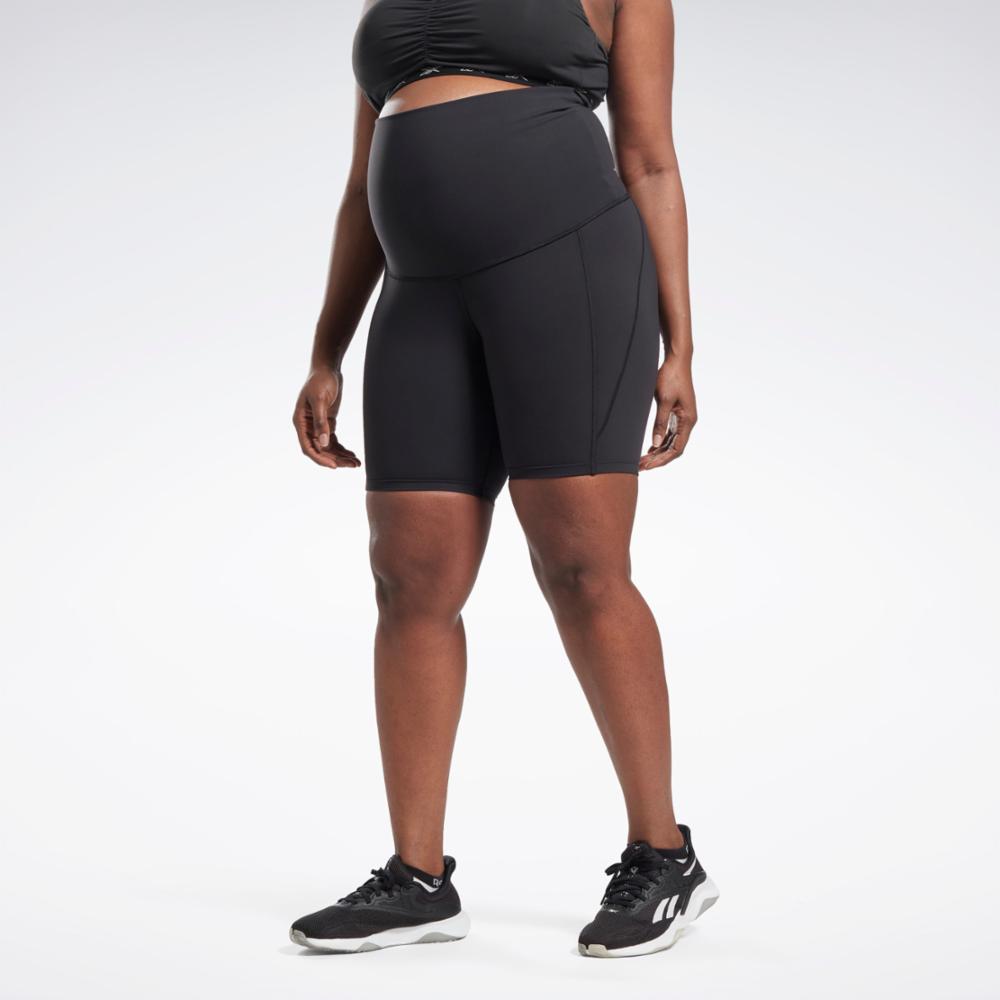 Reebok Apparel  Women's Lux Maternity Short Black Reg