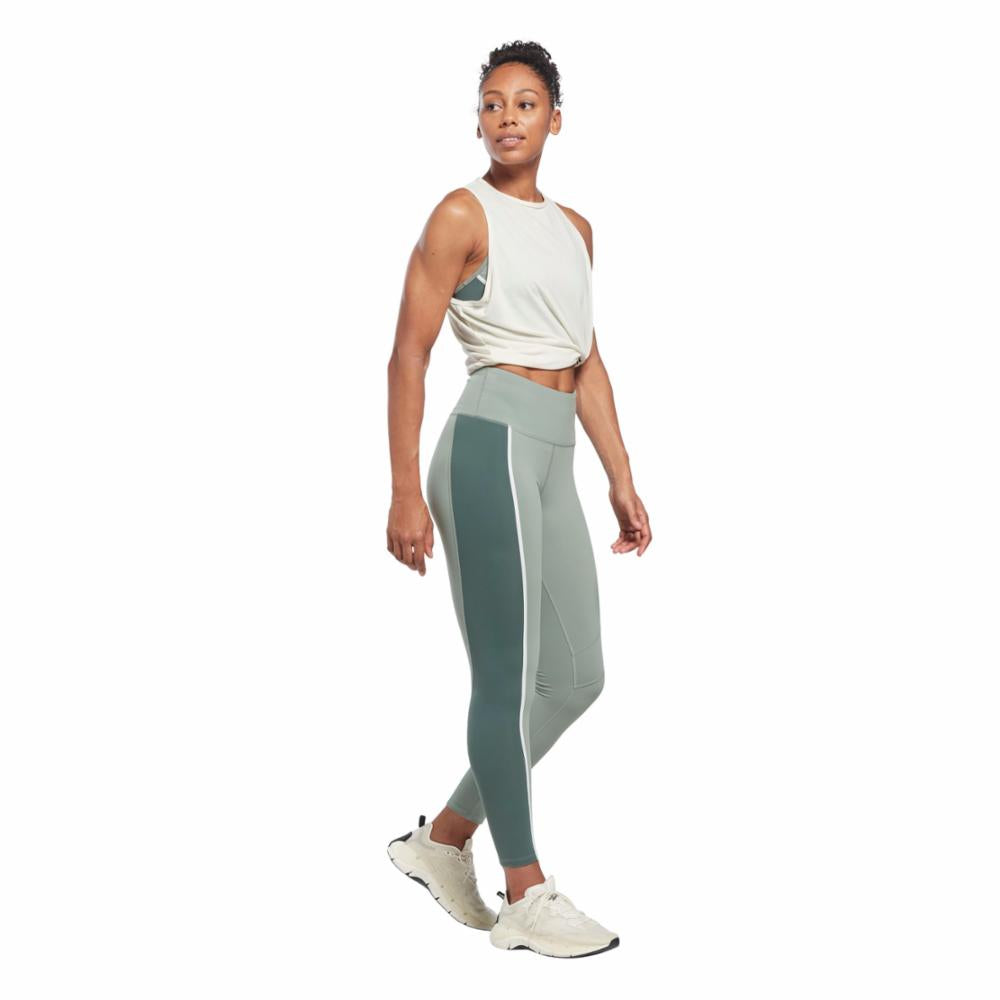 Reebok Apparel  Women's Lux Hr Tight- C Green Reg