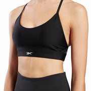 Reebok Apparel  Women's Reebok Lux Strappy Sports Bra Reebok Training App Women Black Reg