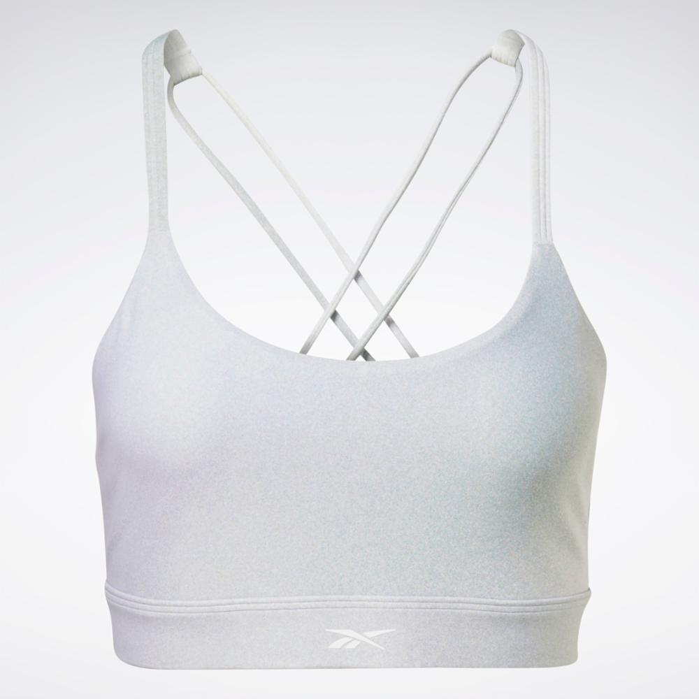 Reebok Apparel  Women's Yoga Strappy Bra Ao Purple Reg
