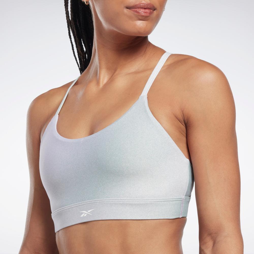 Reebok Apparel  Women's Yoga Strappy Bra Ao Purple Reg