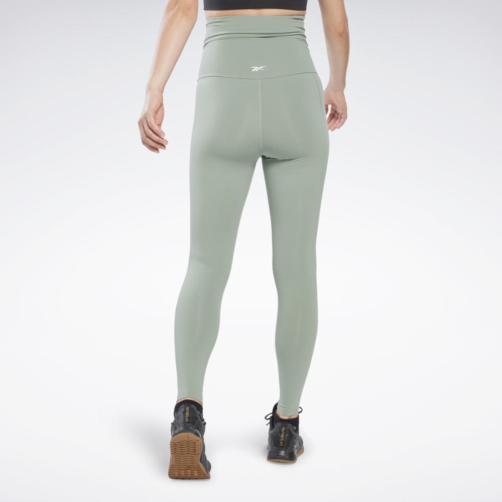 Reebok Apparel  Women's Lux Maternity Tight Reebok Training App Women Green Reg