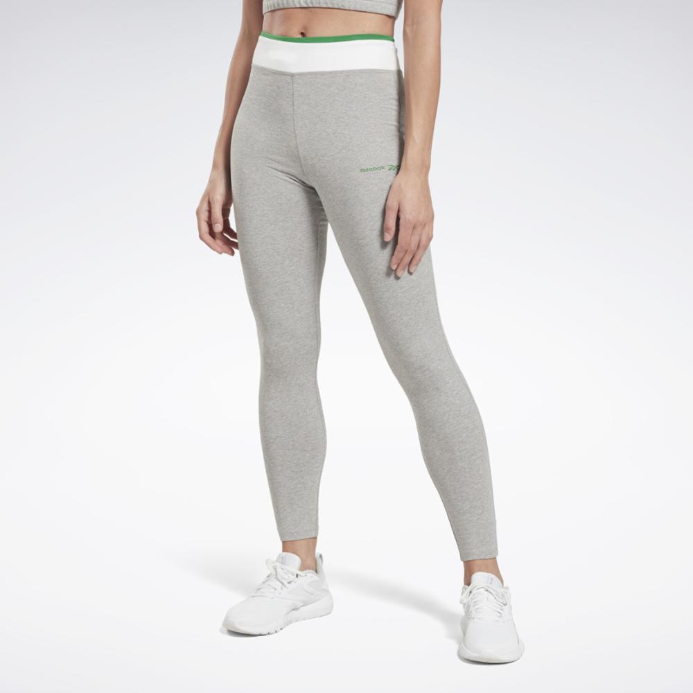 Reebok Apparel  Women's Rie Cotton Legging Reebok Training App Women Grey Reg