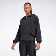Reebok Apparel  Women's Running Woven Jacke Black Reg