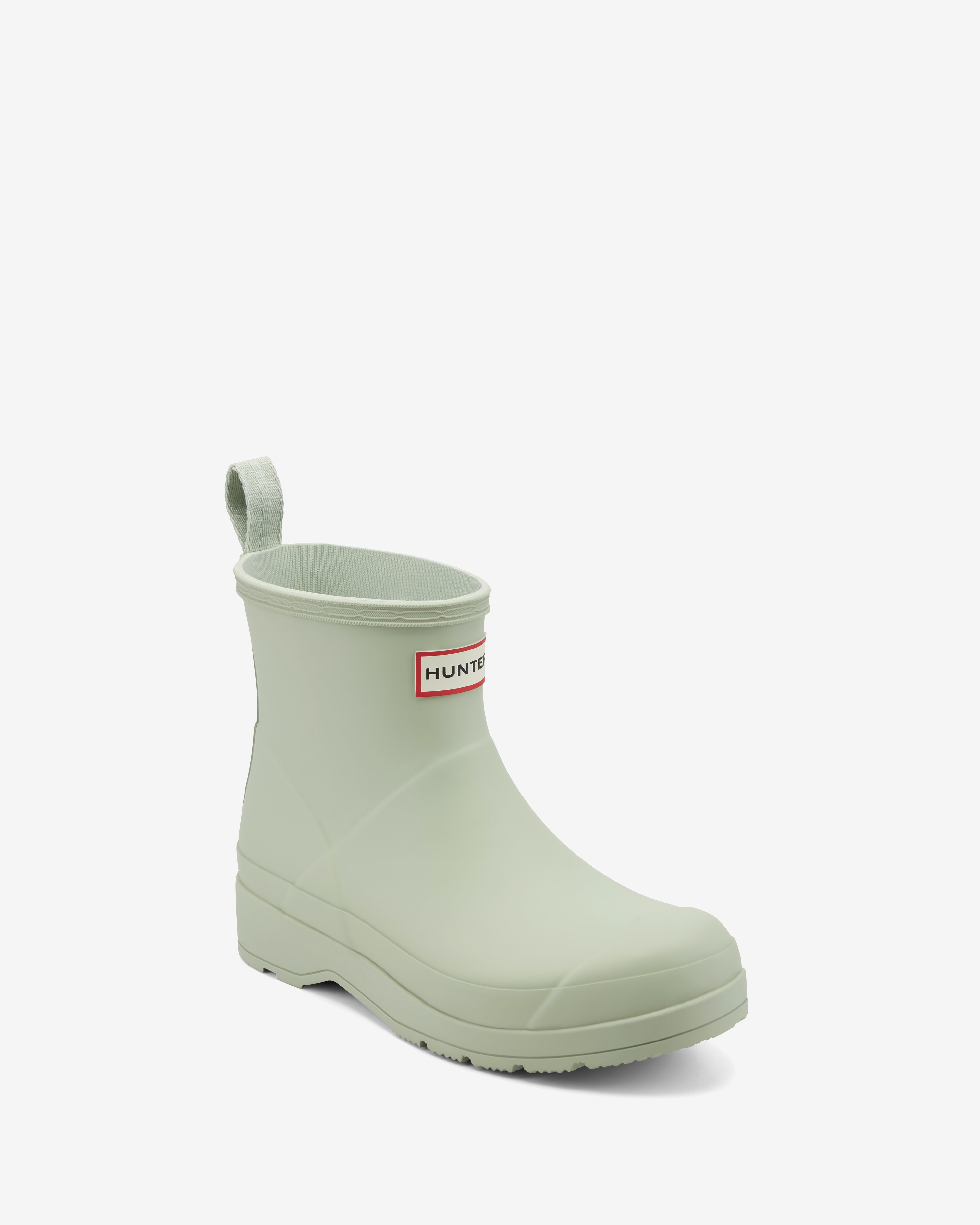 Hunter Women's W Play Short Boot In Fog Green M