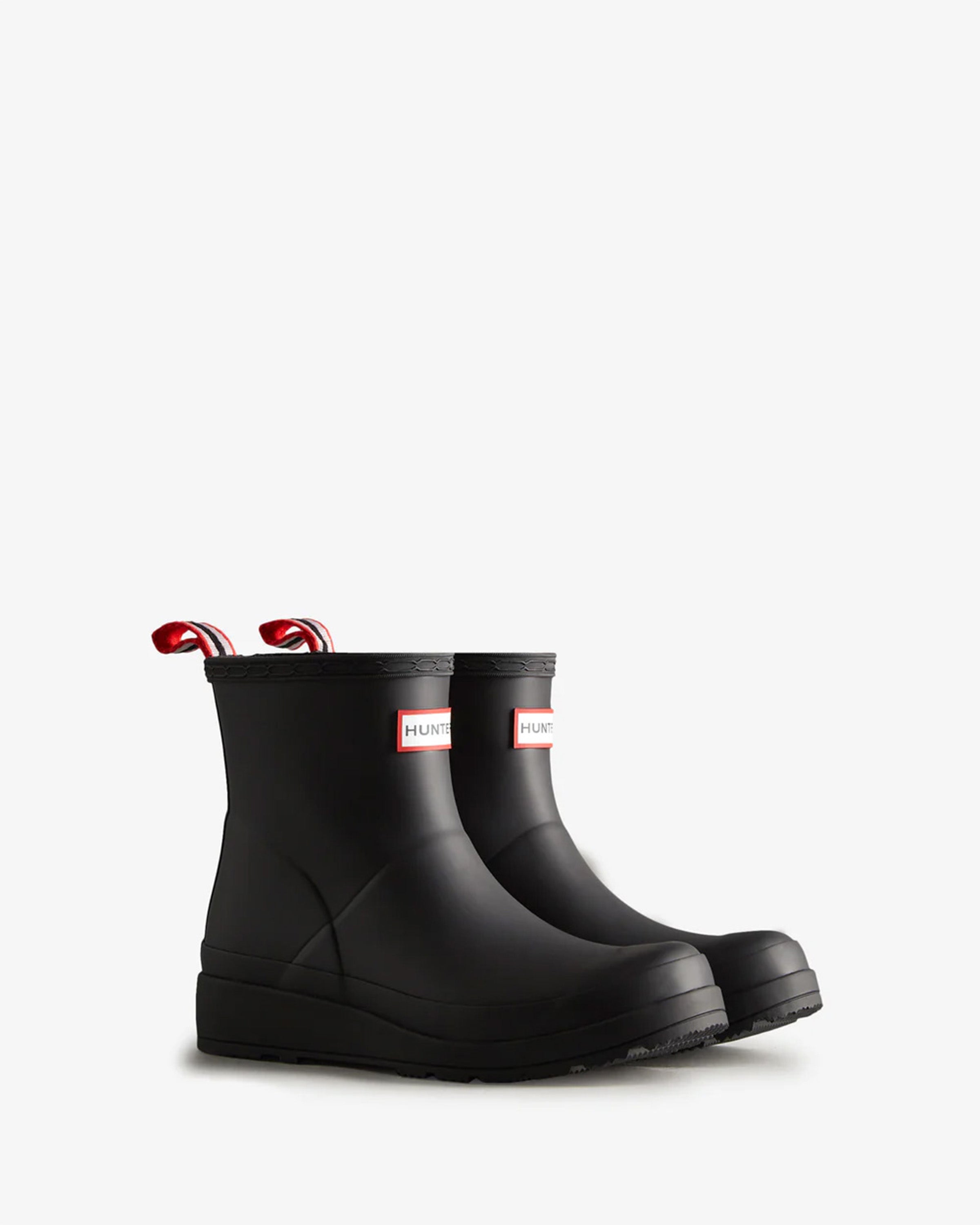 Hunter Women's W Play Short Boot In Black M