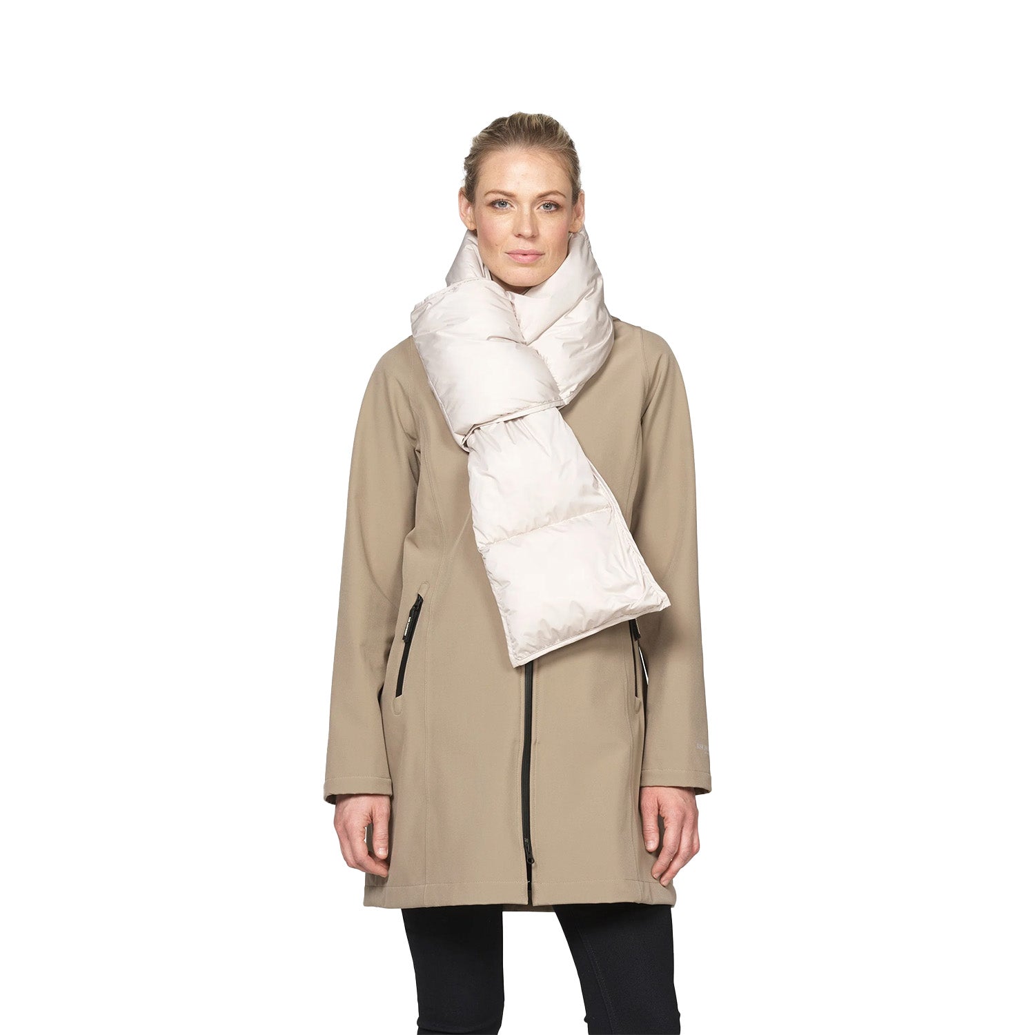 Ilse Jacobsen Women's Padded Scarf in Silver/Grey