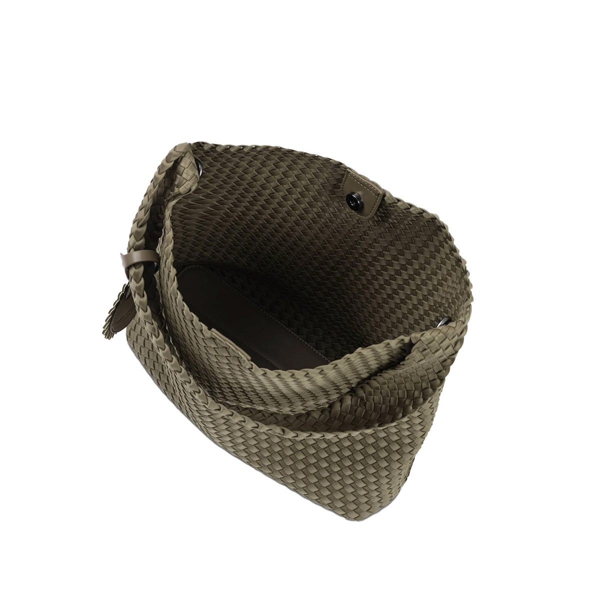 Ilse Jacobsen Woven Tote Bag in Army