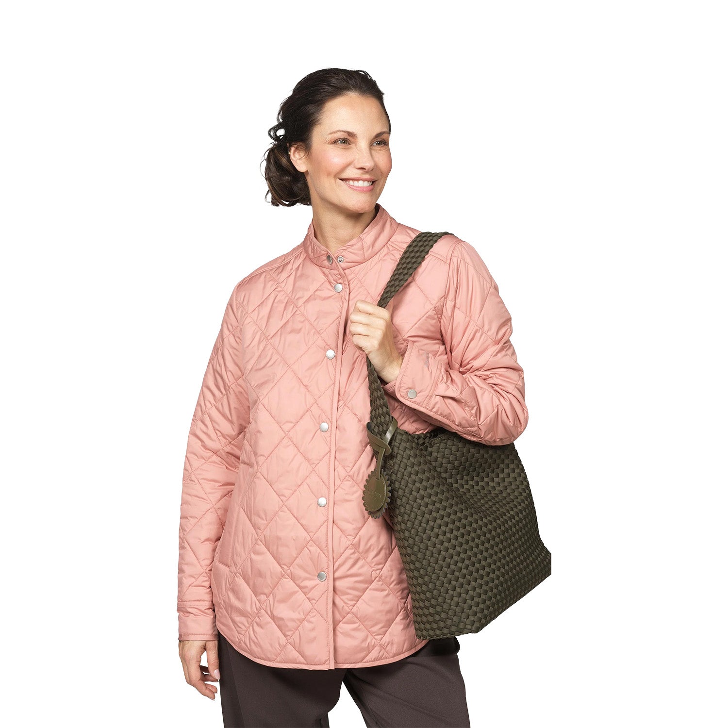 Ilse Jacobsen Woven Tote Bag in Army