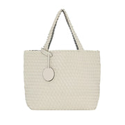 Ilse Jacobsen Tote Bag in Egg White/Silver