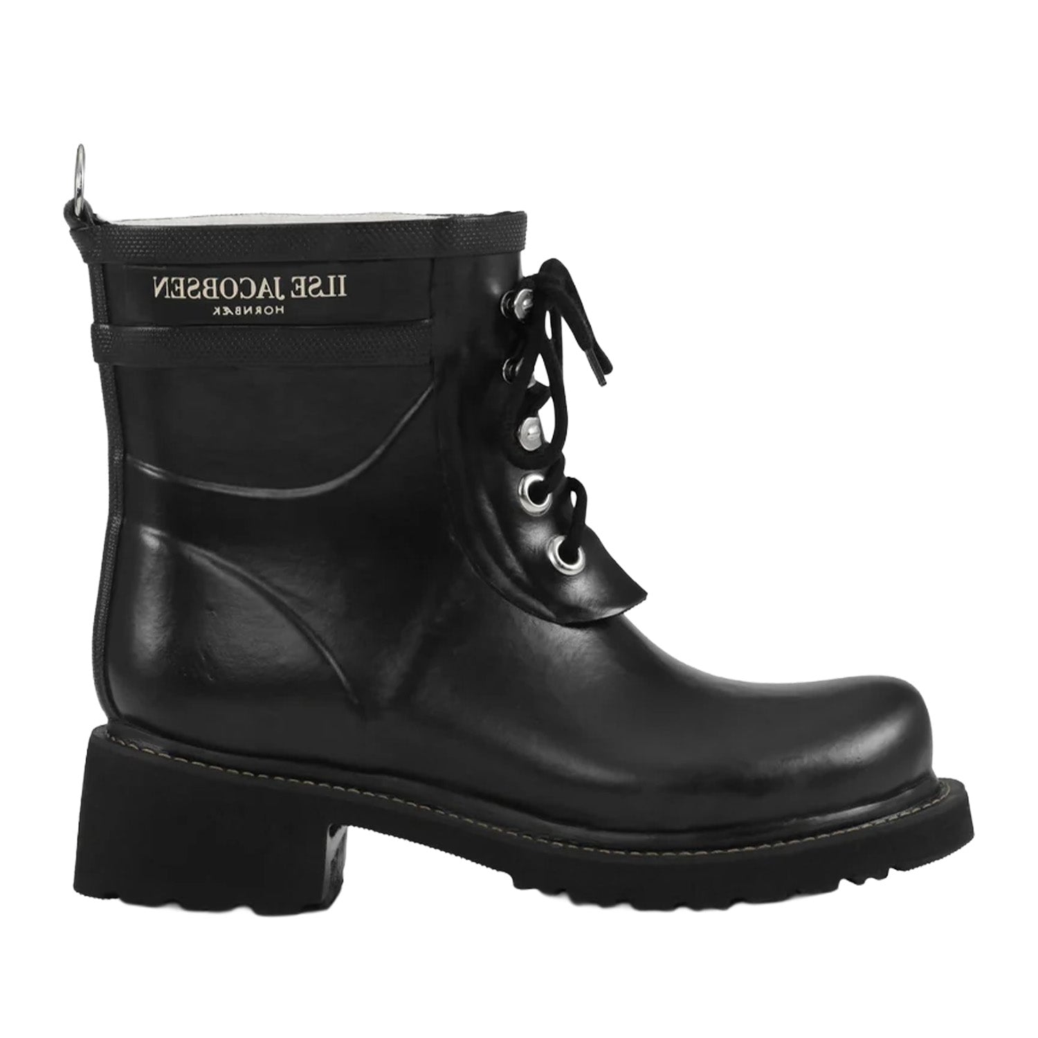 Ilse Jacobsen Women's RUB52 Short Rubber Boots in Black