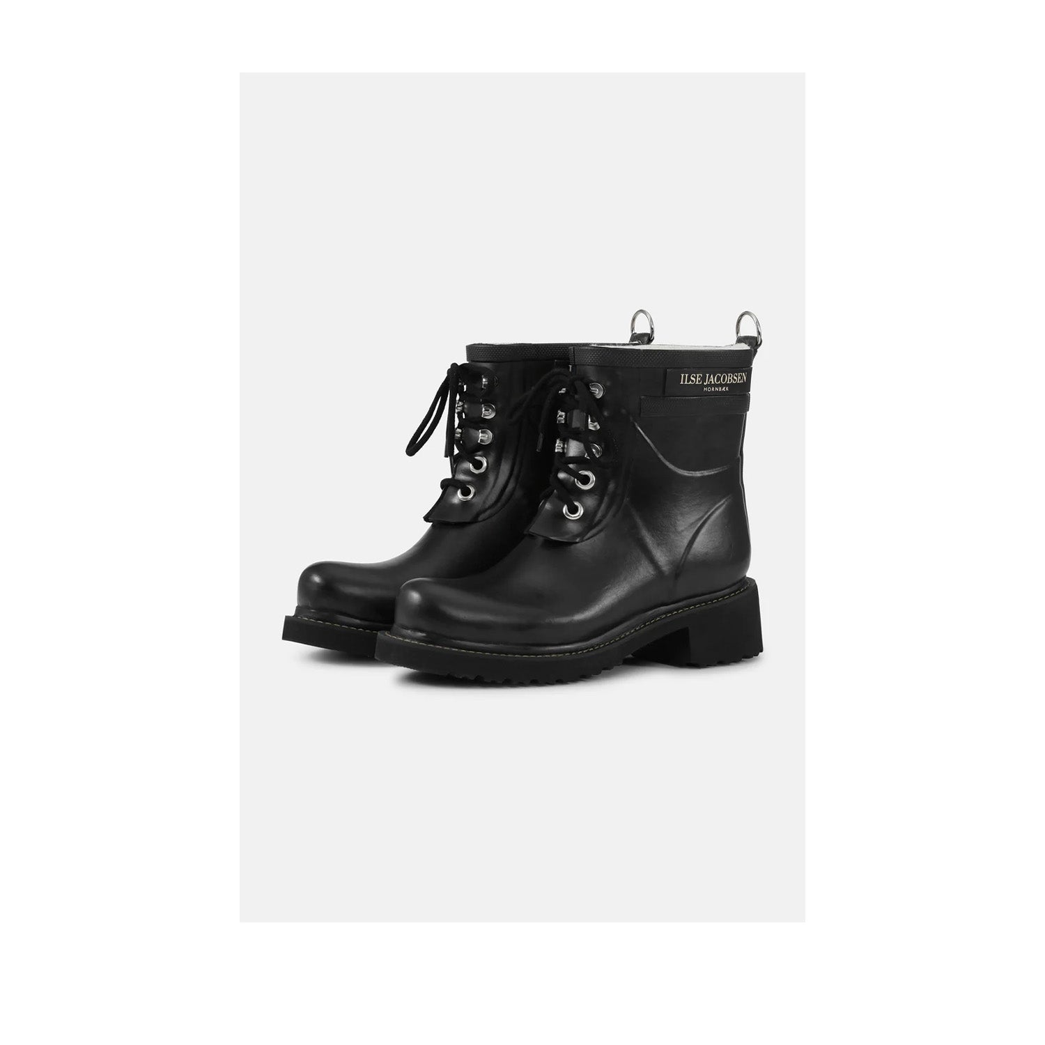 Ilse Jacobsen Women's RUB52 Short Rubber Boots in Black