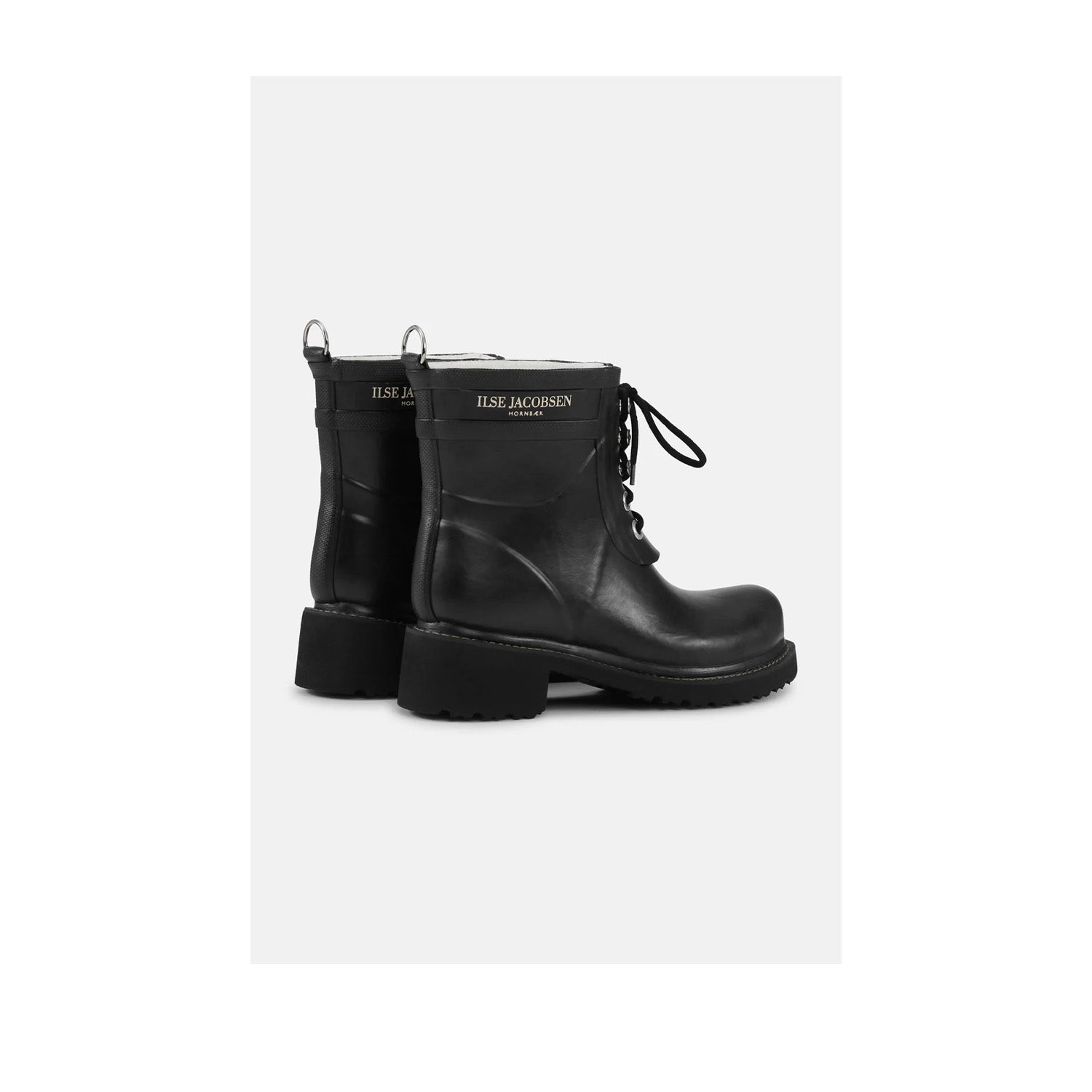 Ilse Jacobsen Women's RUB52 Short Rubber Boots in Black