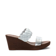 Italian Shoemakers Women's 6463S22 In White/Silver M
