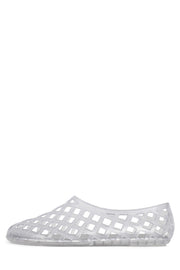 Jeffrey Campbell Women's Jellz In Clear Silver M