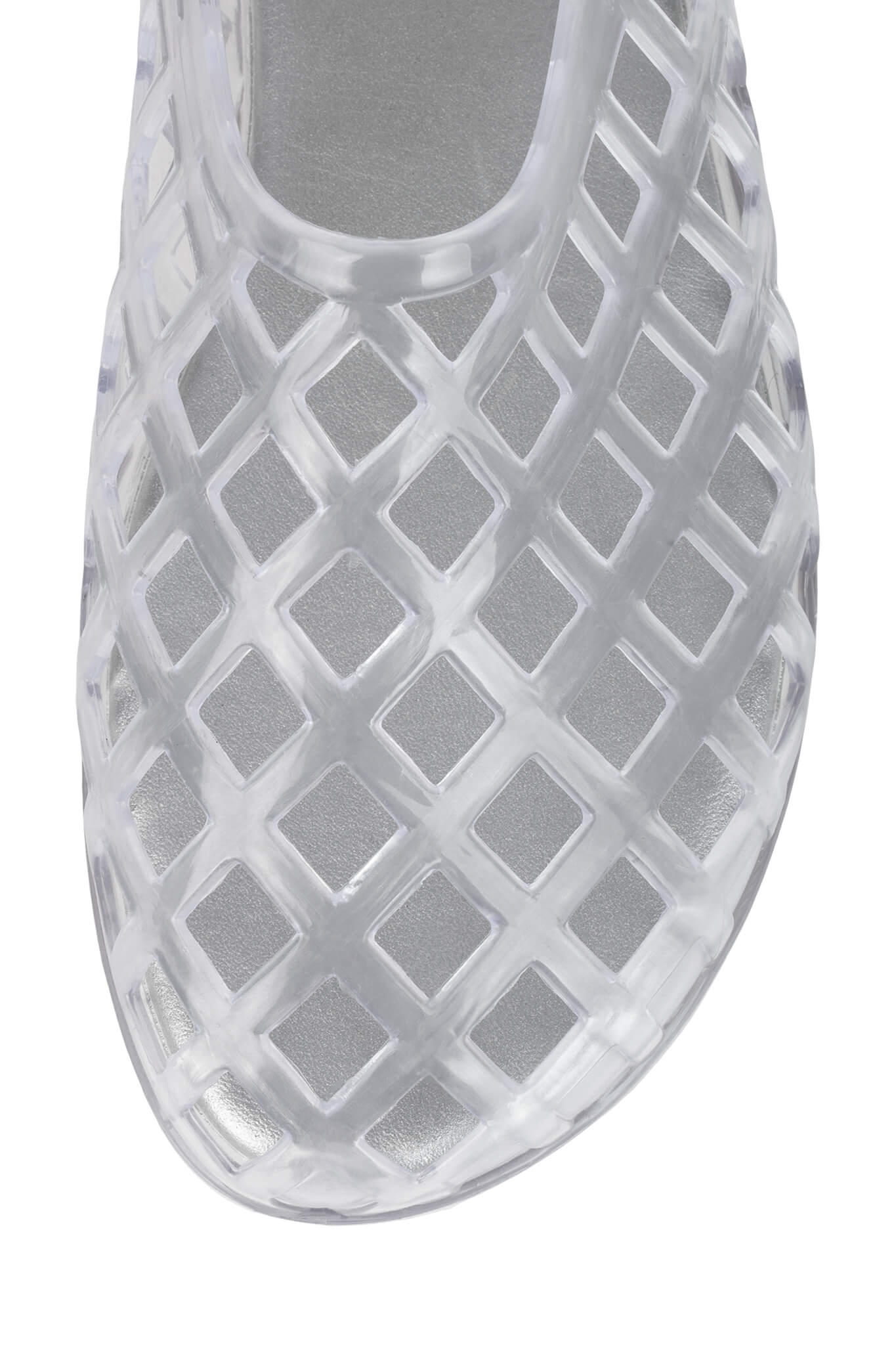 Jeffrey Campbell Women's Jellz In Clear Silver M