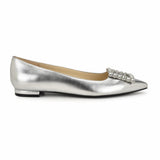 Nine West Women's Jesikes3 Silver M